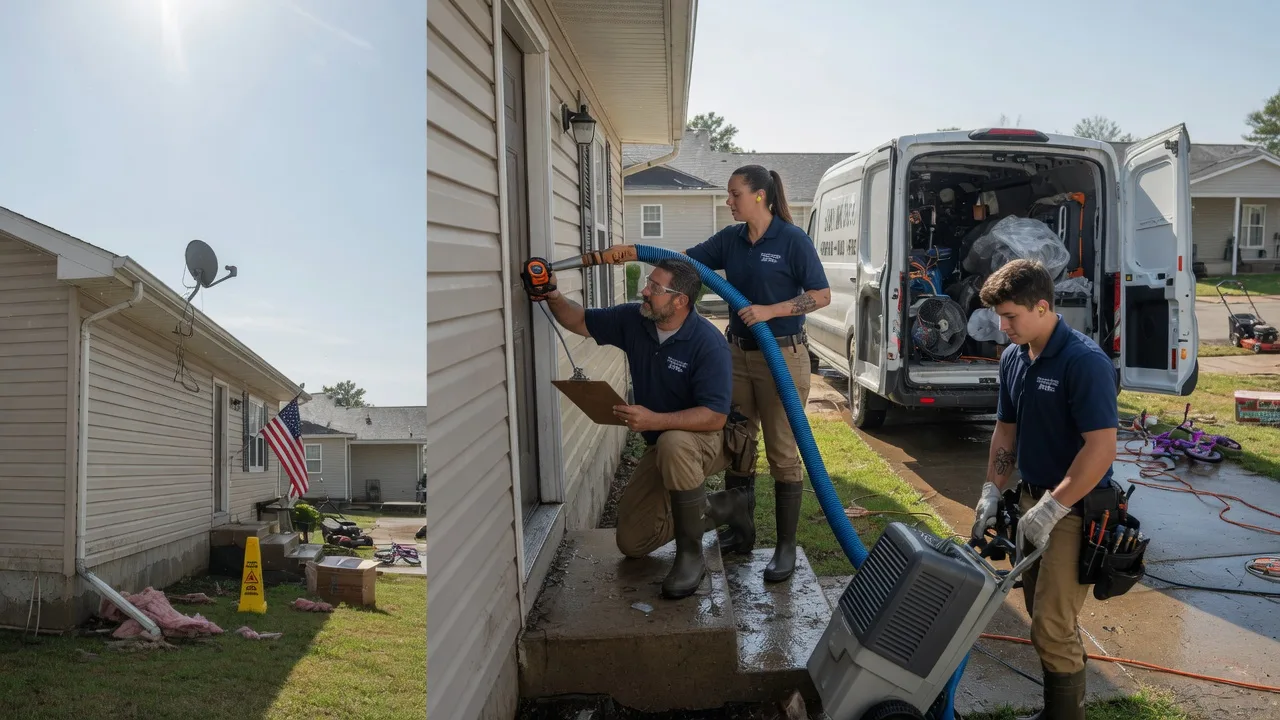 Ceiling Water Damage Restoration in Greenwood, AR near me